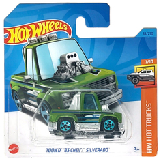 Машинка базовой коллекции Hot Wheels TOON`D `83 CHEVY SILVERADO зеленая 5785/HKH98