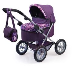 Коляска для кукол Bayer Design Trendy фиолетовый 13094AA