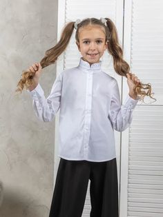 Блузка детская M-Bimbo ДШ-23-22, белый, 128