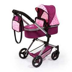 Коляска премиального класса Bayer Design Combi Dolls Pram Neo Vario фиолетовый