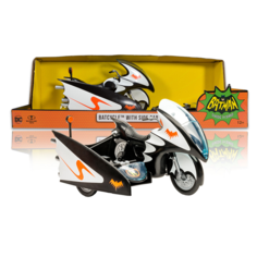 Игровой набор DC Retro Batcycle w/Side Car MF15709 Mc Farlane Toys