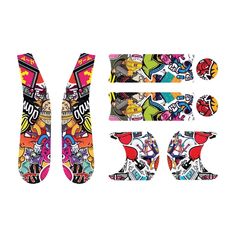 Набор наклеек на велосипед Doona Liki Sticker Bomb