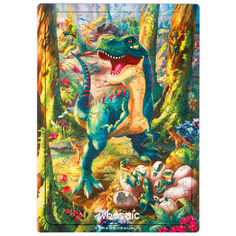 Деревянный пазл Woosaic Dino Тиранозавр Рекс, 18,9х26,7 см, 100 деталей, 3D фигурка
