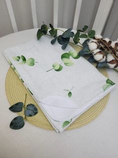 Пеленка непромокаемая "Эвкалипт" 70*100см No Brand