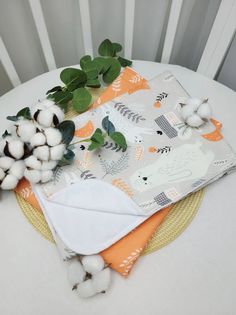 Набор пеленок непромокаемых "Сказочный лес" 2шт 70*100см No Brand