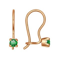 Серьги женские из золота SOKOLOV 021939, фианит