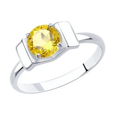 Кольцо из серебра р. 18,5 Diamant 94-310-00774-3, цитрин