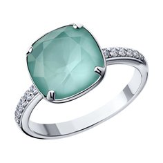 Кольцо из серебра р. 16 SOKOLOV 94012433, фианит