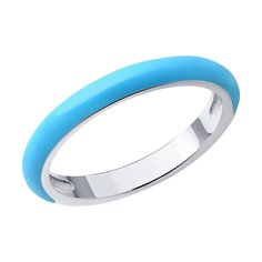 Кольцо из серебра р. 17 SOKOLOV 94013786, эмаль