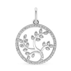 Подвеска из серебра с фианитом 585Gold 703004380