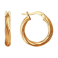 Серьги из красного золота SOKOLOV 0200060