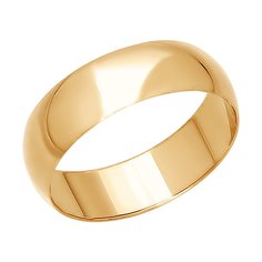 Кольцо из красного золота р. 21,5 Diamant 51-111-00327-1