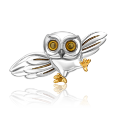 Брошь из серебра с эмалью PLATINA jewelry 04-0279-00-000-0200