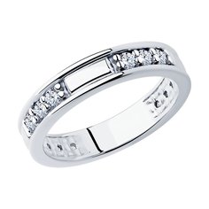 Кольцо из серебра р. 19 Diamant 94-110-01632-2, фианит