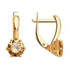 Серьги из серебра Diamant 93-120-01633-2, фианит