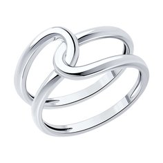 Кольцо из серебра р. 18,5 SOKOLOV 94013839