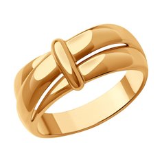 Кольцо из красного золота р. 19 SOKOLOV 018881