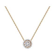 Колье из красного золота 38-42 см Diamant 51-270-02092-1, бриллиант