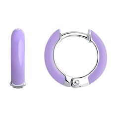 Серьги конго из серебра SOKOLOV 94025866, эмаль
