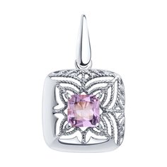 Кулон из серебра с аметистом Diamant 94-330-01894-1