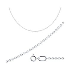 Цепочка из серебра 50 см Diamant 94-180-50040-1