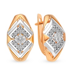 Серьги из серебра с фианитом 585Gold 702010257