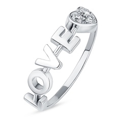 Кольцо из серебра с фианитом р. 17,5 585Gold 701012941