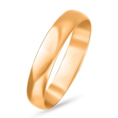 Кольцо обручальное из красного золота р. 15,5 585Gold 601005138