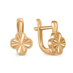 Серьги из красного золота 585Gold 402004426