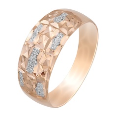 Кольцо из красного золота р. 18,5 585Gold 401000803