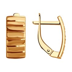 Серьги из красного золота SOKOLOV 0200165