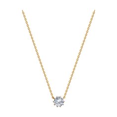 Колье из красного золота 38-42 см Diamant 51-170-01858-1, фианит