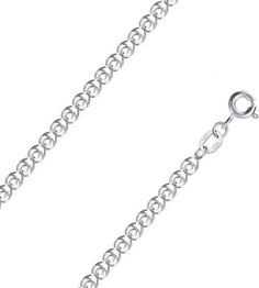 Цепочка из серебра 45 см Красцветмет NC-22-087-3-0-40