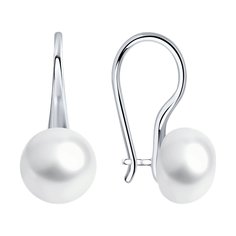 Серьги из серебра SOKOLOV 92022876, жемчуг