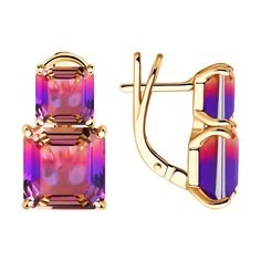 Серьги из серебра SOKOLOV 92022948, ситалл искусственный