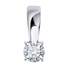 Кулон из белого золота Diamant 52-230-02360-1, бриллиант