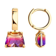 Серьги из серебра SOKOLOV 92022831, ситалл искусственный