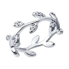 Кольцо из серебра р. 20 SOKOLOV 94013750, фианит