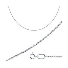 Цепочка из серебра 45 см Diamant 96-180-41035-1