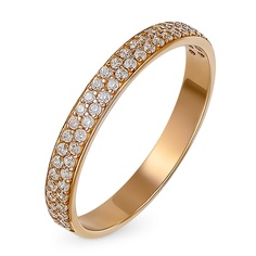 Кольцо из серебра, р. 17 585Gold 701012348, фианит