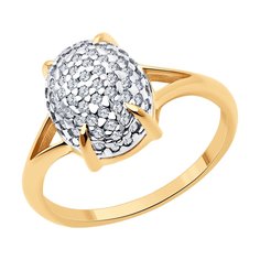 Кольцо из серебра р. 19 Diamant 93-110-01992-1, фианит