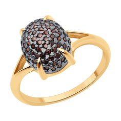Кольцо из серебра р. 19 Diamant 93-110-01992-2, фианит