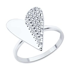 Кольцо из серебра р. 20 SOKOLOV 94014047, фианит