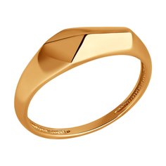 Кольцо из красного золота р. 17 Diamant 51-110-02275-1