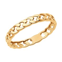 Кольцо из красного золота р. 14 SOKOLOV 019287