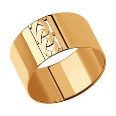 Кольцо из красного золота р. 20 SOKOLOV 019126