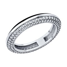 Кольцо из серебра р. 16,5 Diamant 94-110-01969-1, эмаль