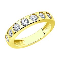 Кольцо из серебра р. 16,5 Diamant 93-110-01581-3, фианит