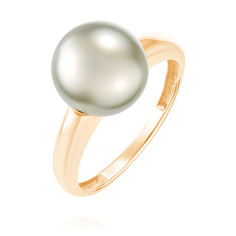 Кольцо из красного золота р. 17,5 ADAMAS 14040931/03-А50-771, жемчуг АДАМАС