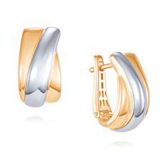 Серьги из красного золота ADAMAS 24040589/01-А50Д-01 АДАМАС